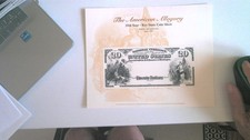 BEP NUMISMATIC SOUV CARD SCOTT# NSC85