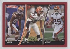 2007 Topps Total Red Tim Carter Leigh Bodden Kenny Wright #22 0r5