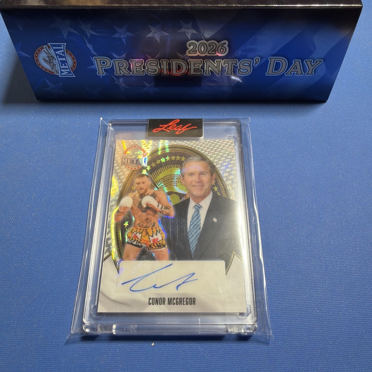 2026 Leaf Metal Presidents' Day Conor McGregor #'d/1 Autograph