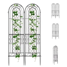 2 Pack Metal Garden Trellis Rustproof for Climbing Plants