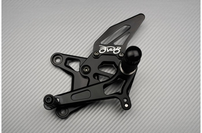 Commandes reculées KAWASAKI ZX6R argent pour optimiser vos journées piste - 4