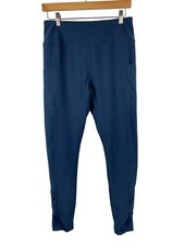 Women's Mondetta Navy Blue High-Waist Leggings With Side Pockets Size M