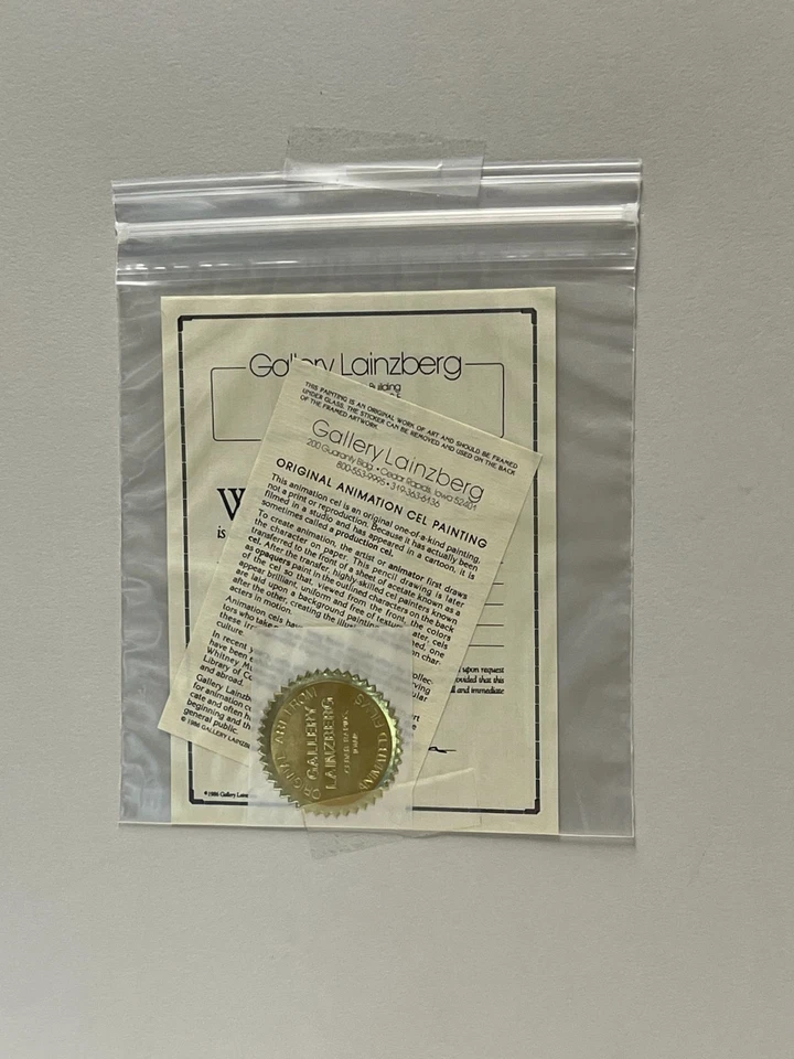 1983 Warner Bros Daffy Duck & Pepe Original Animation Cel Friz Freleng - Image 4 of 4