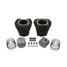 V-Twin Manufacturing Black Cylinder and Piston Kit - 11-2618