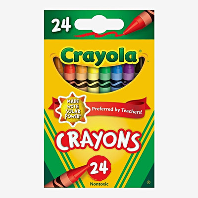 Crayola Crayons 24 Count Classic Colors Nontoxic Multicolor
