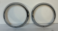 1948 1953 Dodge Truck Headlight Bezels Original Pair Rings Doors 1954 1955 1956