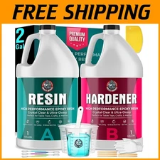 Non-Toxic Self-Leveling Epoxy Resin, 2 Gallon Kit
