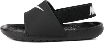 Nike Baby/Toddler Kawa Slides, Black/White-White-White, 3C - Black/White/White/W