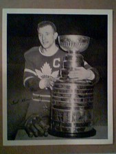 TED KENNEDY  TORONTO MAPLE LEAFS '45-54 QUAKER OATS 8 X 10 PHOTO