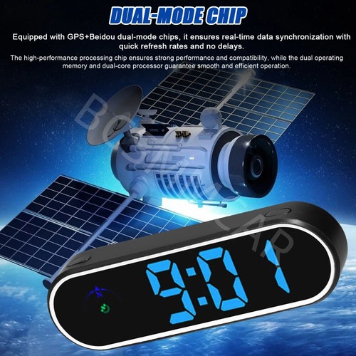 Digital Car GPS HUD Head Up Display LED HD Speedometer Compass Overspeed Alarm - Picture 4 of 20