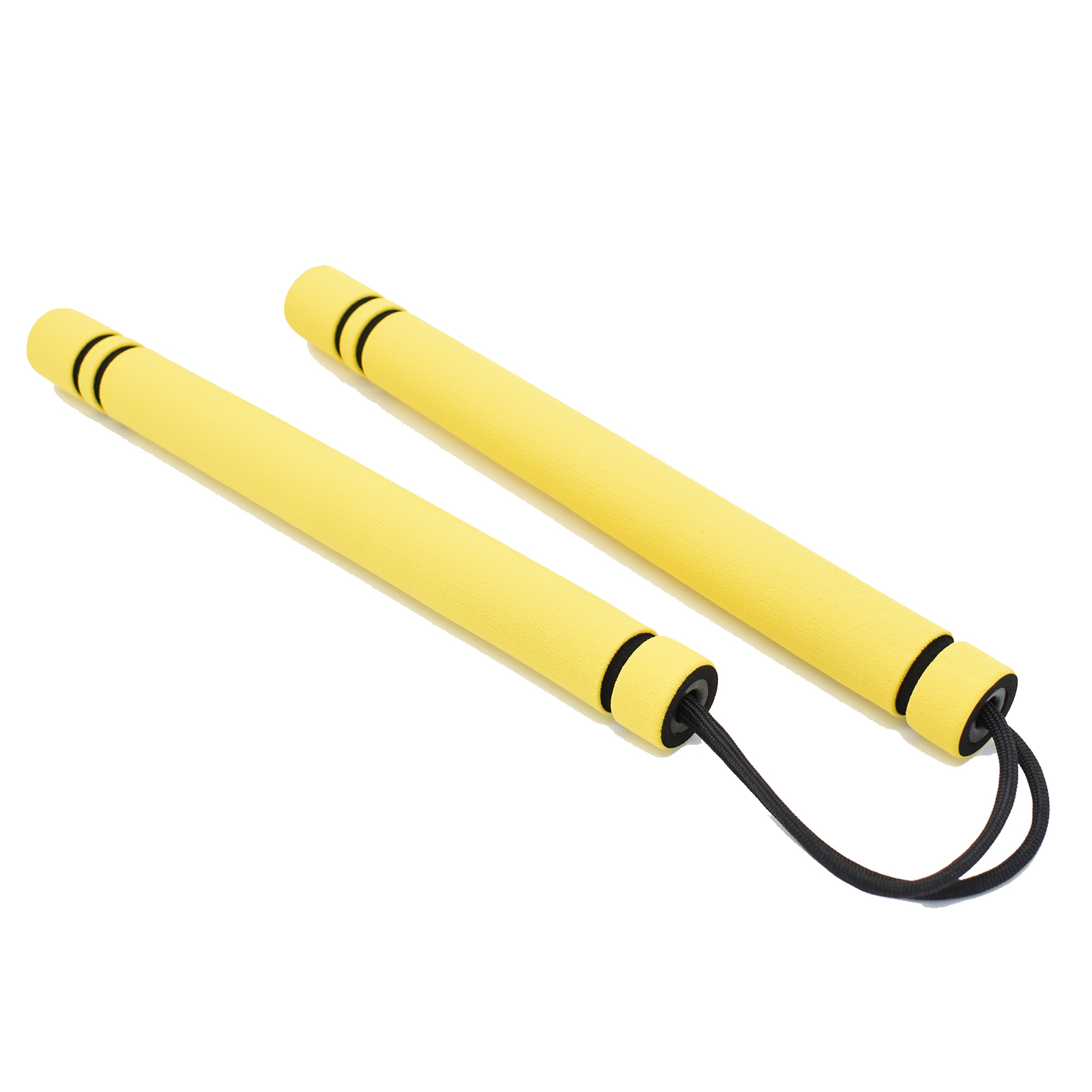 Yellow 12" Foam Trainer Nunchucks Martial Arts Karate Nunchaku eBay