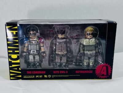 Medicom Kubrick Watchmen Set A 3-Figure Box | Comedian Nite Owl Ozymandias