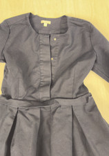 GAP Fit & Flare Dress – Size 4 – Navy Blue – Classic & Chic-Read Description