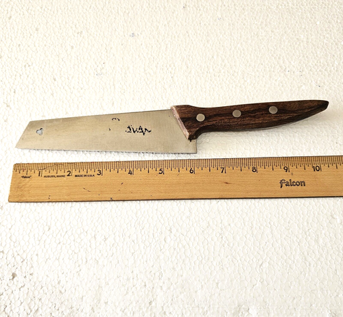 Two Vintage Knives Moravan Molybdenum Vanadium Cutlery Chef 13 in and 10.25 in - Picture 2 of 7