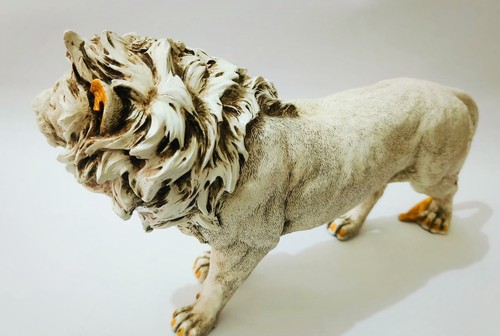 Vintage Style walking Lion Statue Decoration Craft Sculpture for Home decor 12" - Picture 4 of 9