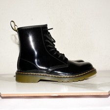 Dr. Martens 1460 Youth Patent Leather Black Zipper UK 4 / US 6 Women