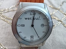Orologio Wet Seal con Bracciale in Gomma Arancione **Bellissimo** B115-413 FUNZIONANTE