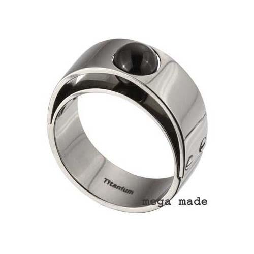 Black Onyx Wedding Band Engagement Titanium Ring Men Fashion Jewerly 7mm Sz9-image