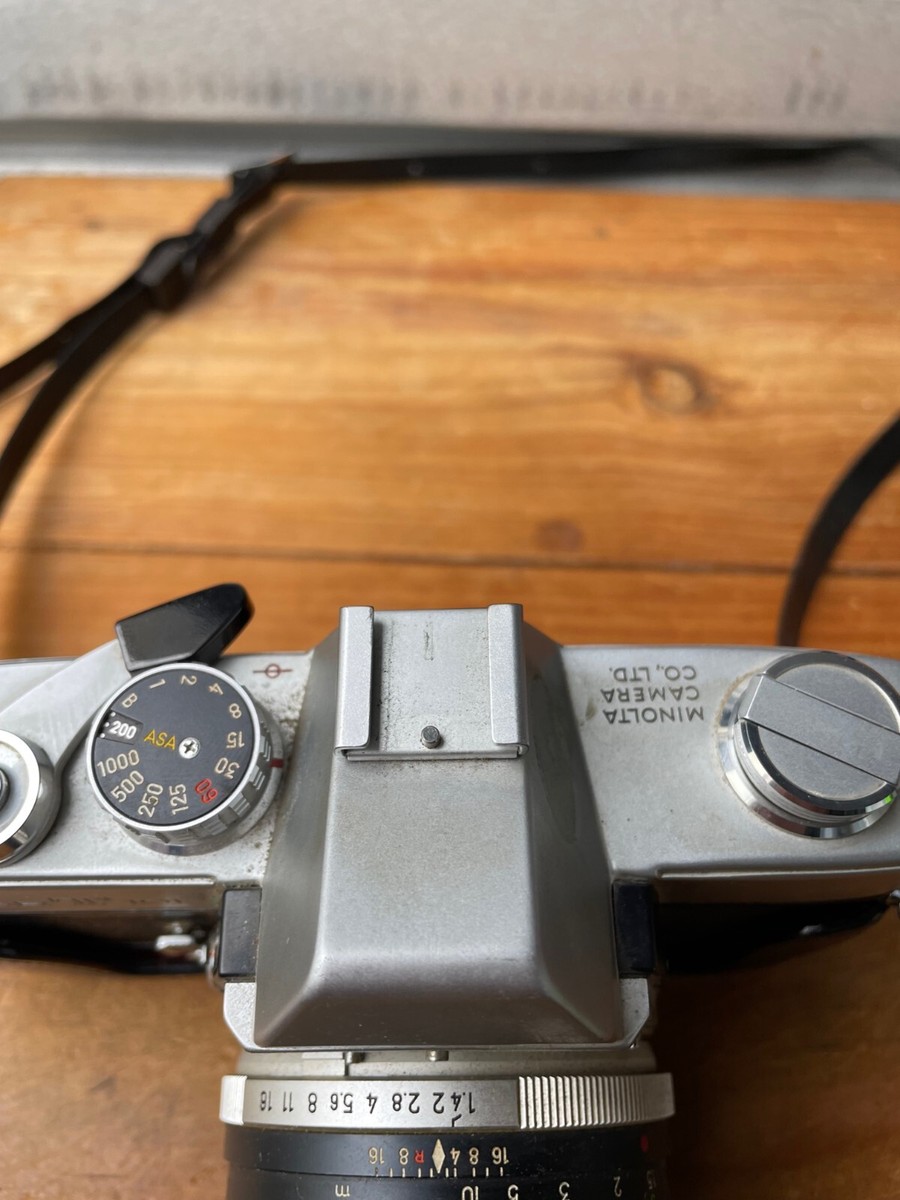 Vintage MINOLTA SRT-101 Film Camera & 58mm f1.4 MC Rokkor-PF