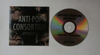 Antipop Consortium Apparently UK Cardcover CDSingle 2009