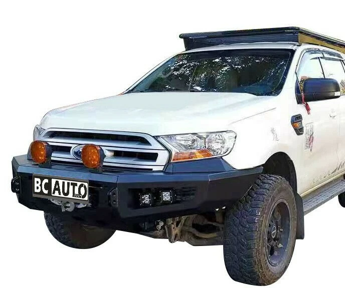 Front Bull bar Bumper Bar suitable for Ford Ranger 2015-21 XLS 4 LEDs Steel - image 2 of 4