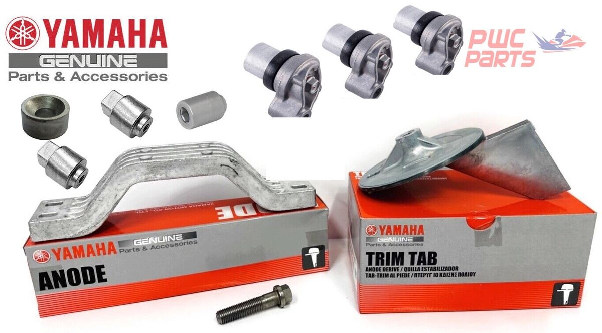 YAMAHA F150 Anode & Trim Tab Kit 6J9-45371-01-00 6G5-45251 YAMAHA F150 Anode & Trim Tab Kit 6J9-45371-01-00 6G5-45251