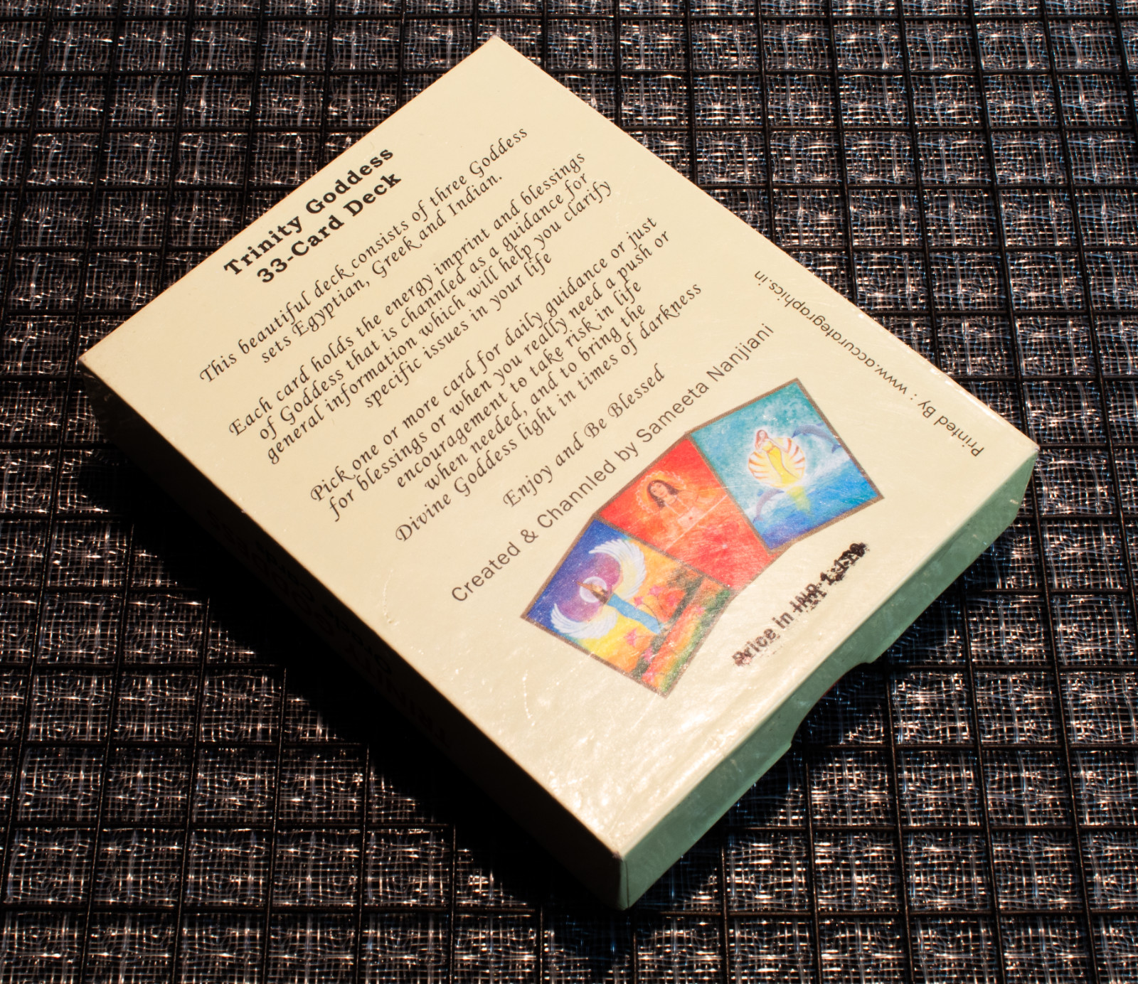 Trinity Goddess Oracle Cards Sameeta Nanjiani 33 Card Deck