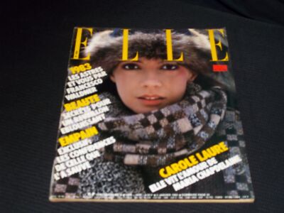 ELLE 1983年3月号 1983 JANUARY 3 ELLE MAGAZINE - NICE FASHION ISSUE FRENCH TEXT - H