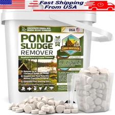 5lb Pond Sludge Remover 100% Natural Bacteria Treatment Fish Ponds Pellets New