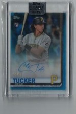 2019 Topps Clearly Authentic Cole Tucker Blue Autograph RC #23/25 Pittsburgh