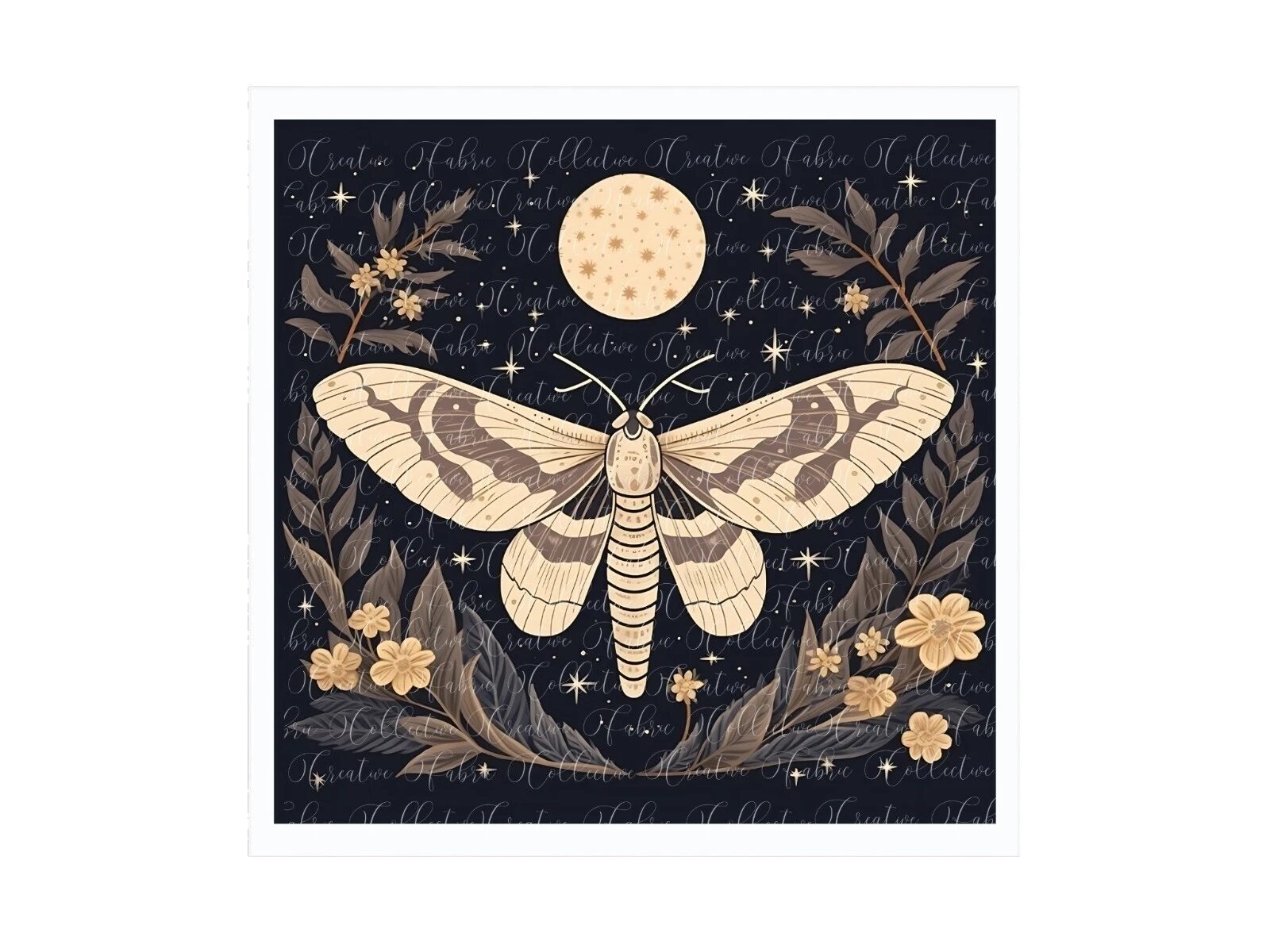 Géneros artesanales Floral Popelín