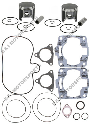 Polaris RMK 600 SPI Pistons Top End Gasket Kit Std 74.50mm 1998 1999 2000 2001