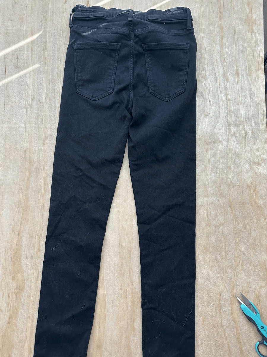 CITIZEN OF HUMANITY Jeans Womens 27 Rocket High Rise Skinny Denim Black USA View 5