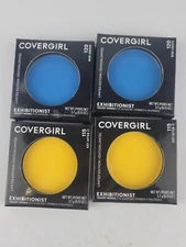 4 PACK COVERGIRL EXHIBITIONIST EYESHADOW 2 115 GET AFTER IT & 2 120 RISE ABOVE