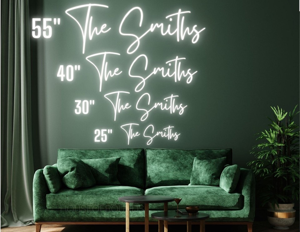 Personalized Neon Sign Custom Name Logo Signs Acrylic Wall Decor LED