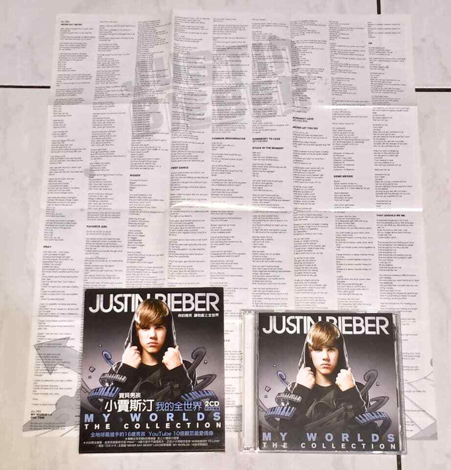 Justin Bieber 2010 My Worlds The Collection Taiwan Ltd Box 2-CD w
