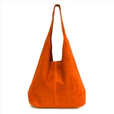 ECHT LEDER SCHULTERTASCHE SHOPPER DAMEN TASCHE WILDLEDER