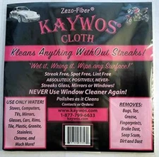 Zezo Fiber Miracle Cleaning and Polishing Cloth By Kaywos (5  Assorted Sizes 
