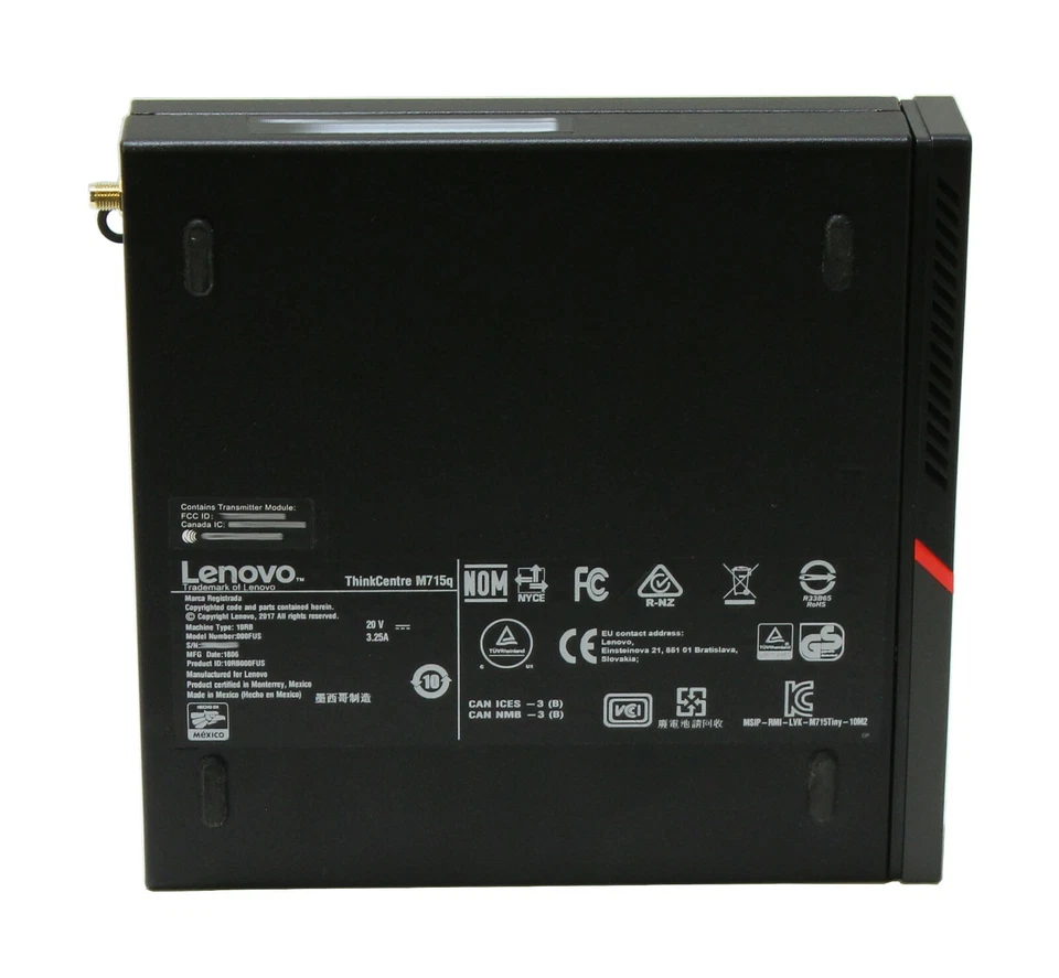 Lenovo ThinkCentre M715q CPU AMD Pro A6-8570E 3.0GHz 4/32GB RAM/SSD 10RB000FUS - Image 4 of 4