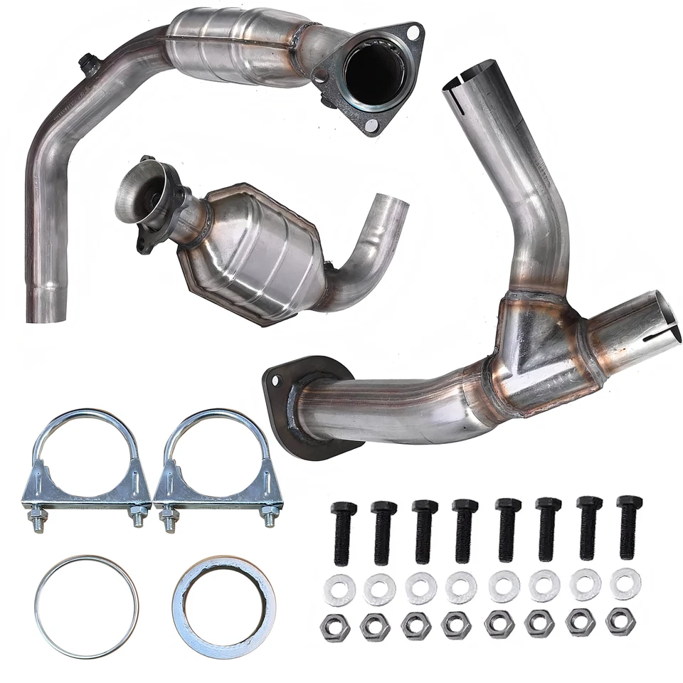 Convertidores catalíticos dobles de tubo Eng Y de 6,2 L para Cadillac Escalade 2007-2010 Foto 4 de 4