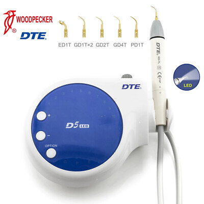 Original Woodpecker DTE D5 LED Dental Ultrasonic Piezo Scaler SATELEC Handpiece