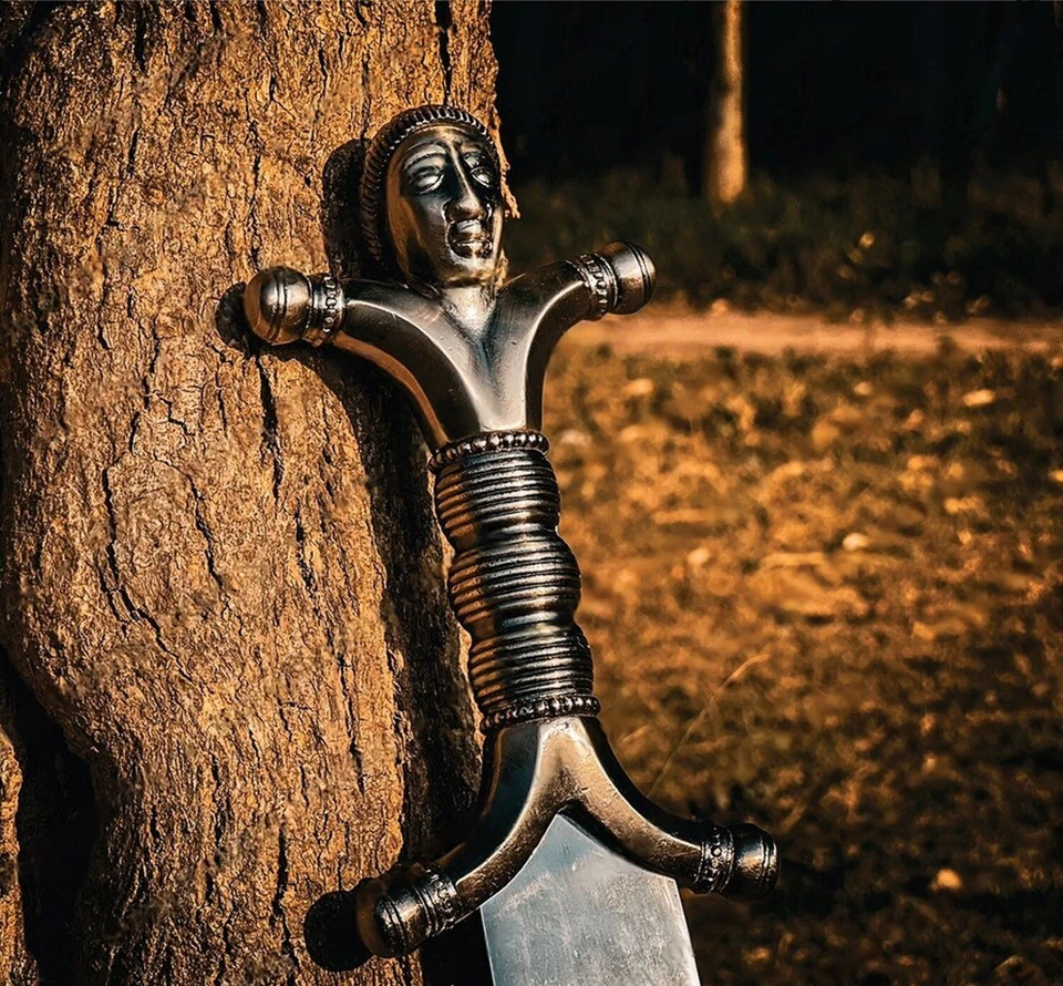 Handmade The Maeg Celtic Anthropomorphic Replica Sword Reborn Celtic Sword. - image 3 of 4