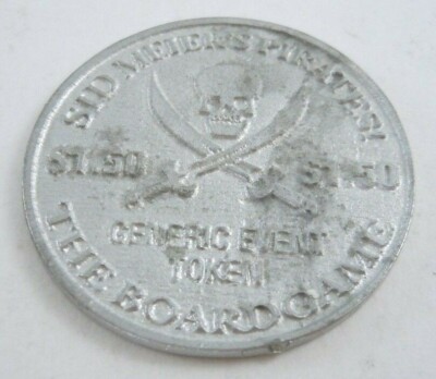 Sid Meier's Pirates! Board Game Origins Generic Event Token 2005 Convention Fair