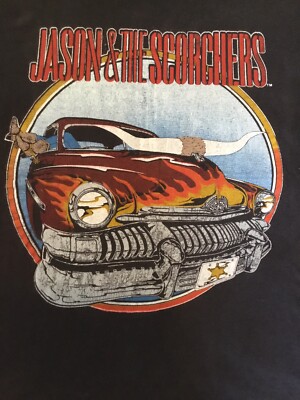 JASON & THE SCORCHERS Vintage 1986 US Tour Shirt STILL STANDING