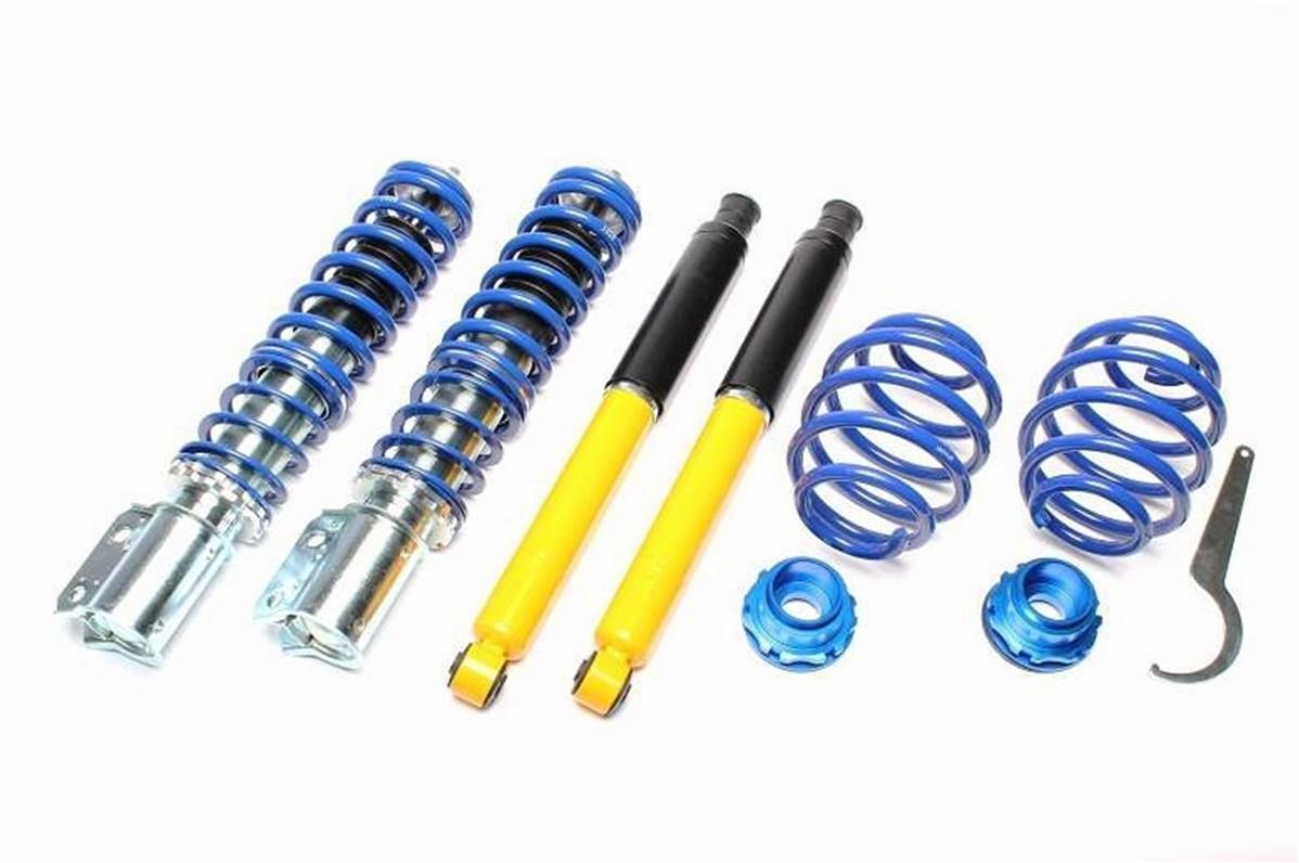 Kit combinés filetés pour Opel Corsa A de 1982 à 1993 avec amortisseurs réglables en hauteur