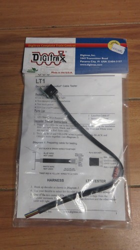 Probador Digitrax LT1 para decodificadores y cables LocoNet. Diseño de tren. 559286 | Zustand: Used