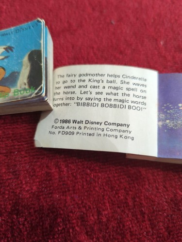 Walt Disney Moving Picture Flip Books X 2/ 1986 - Picture 3 of 6