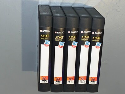 ADAT Digital Audio Tapes - 5  NEW ADATs