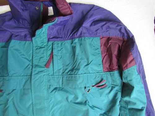 Vintage 90's Columbia Men's Jacket Size L Gizzmo Color Block Windbreaker - Picture 7 of 17