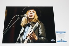 SINGER BECK HANSEN HAND SIGNED 11X14 PHOTO B BECKETT COA MORNING PHASE GRAMMY